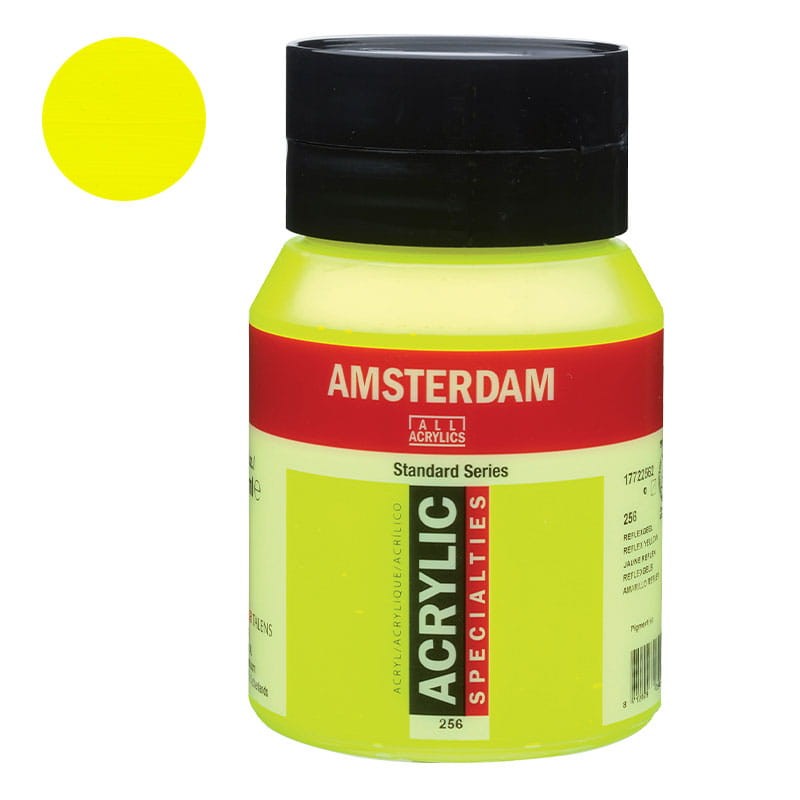 Farba akrylowa Amsterdam Acrylic  500 ml - 256 Reflex Yellow