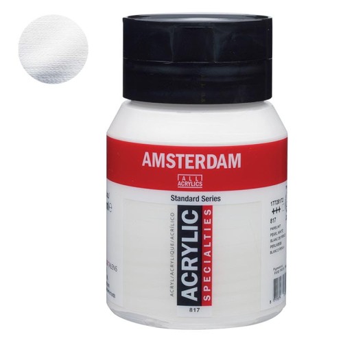 Farba akrylowa Amsterdam Acrylic 500 ml - 817 Pearl White