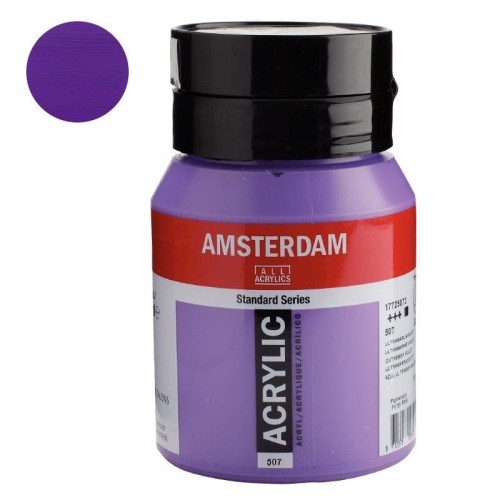 Farba akrylowa Amsterdam Acrylic 500 ml - 507 Ultramarine Violet