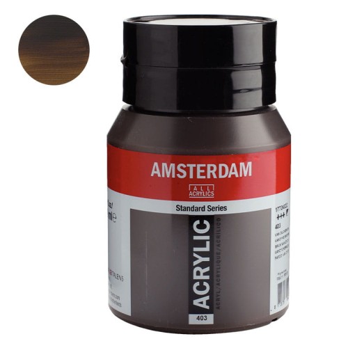 Farba akrylowa Amsterdam Acrylic 500 ml - 403  Vandyke Brown