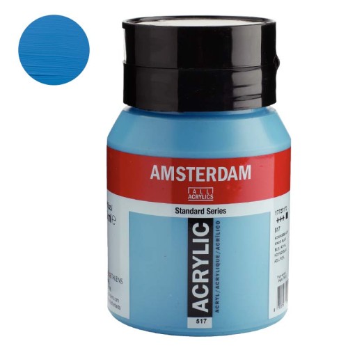 Farba akrylowa Amsterdam Acrylic 500 ml - 517 King's Blue