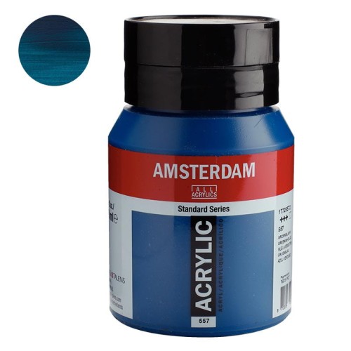Farba akrylowa Amsterdam Acrylic 500 ml - 557 Greenish Blue