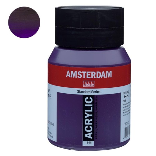 Farba akrylowa Amsterdam Acrylic 500 ml - 568  Permanent Blue Violet