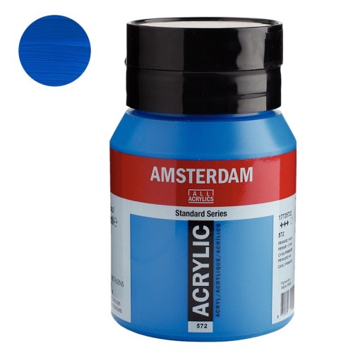 Farba akrylowa Amsterdam Acrylic 500 ml - 572 Primary Cyan