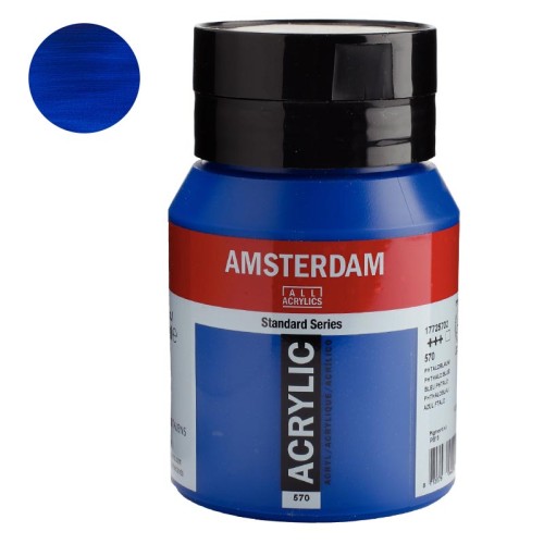 Farba akrylowa Amsterdam Acrylic 500 ml - 570 Phthalo Blue