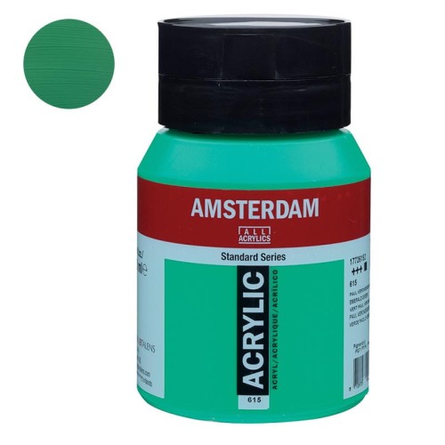 Farba akrylowa Amsterdam Acrylic 500 ml - 615 Emerald Green