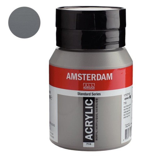 Farba akrylowa Amsterdam Acrylic 500 ml - 710 Neutral Grey