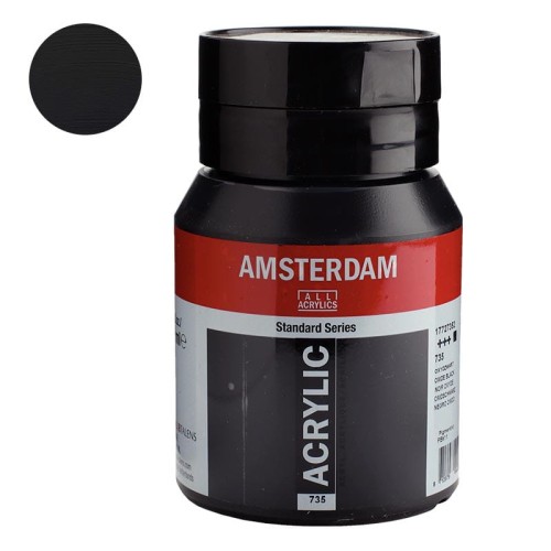 Farba akrylowa Amsterdam Acrylic 500 ml - 735 Oxide Black