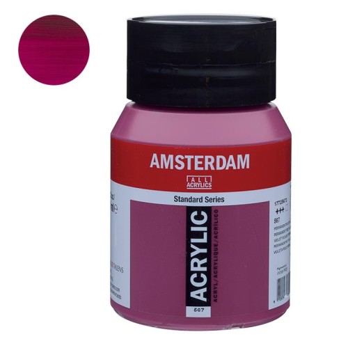 Farba akrylowa Amsterdam Acrylic 500 ml - 567 Permanent Red Violet