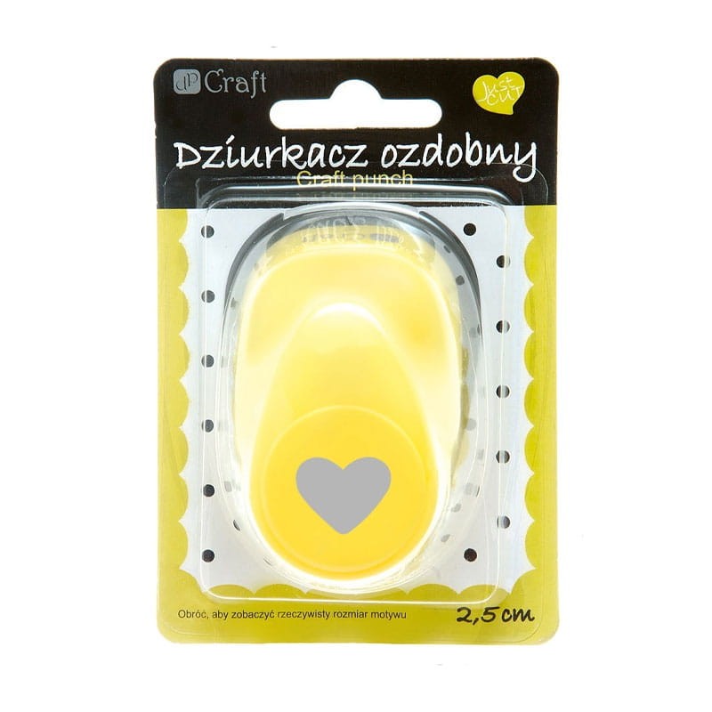 Dziurkacz ozdobny DP Craft 2.5 cm - serce