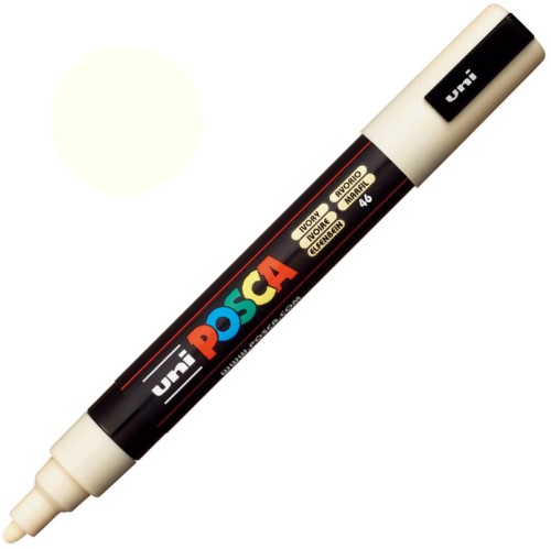 Marker POSCA PC-5M 1.8-2.5 mm Ivory