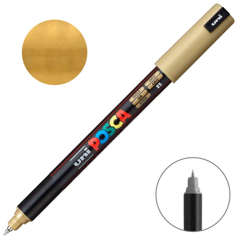 Pisak POSCA PC-1MR 25 Gold