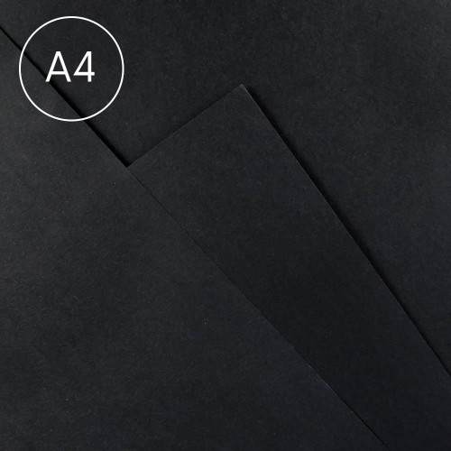 Brystol Happy Color A4, 170 g - 9 Czarny, 25 ark.