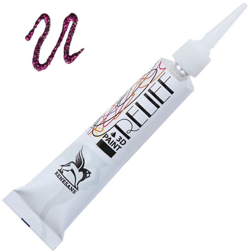 Konturówka brokatowa Renesans Relief Deco' 20 ml - 149 Purpura