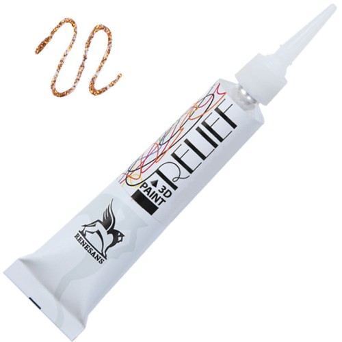 Konturówka brokatowa Renesans Relief Deco' 20 ml - 218 Złoto dukatowe
