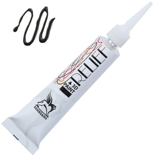 Konturówka Renesans Relief Deco' 20 ml - 06 Czarny