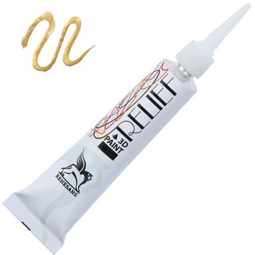 Konturówka metaliczna Renesans Relief Deco' 20 ml - 07 Złoto