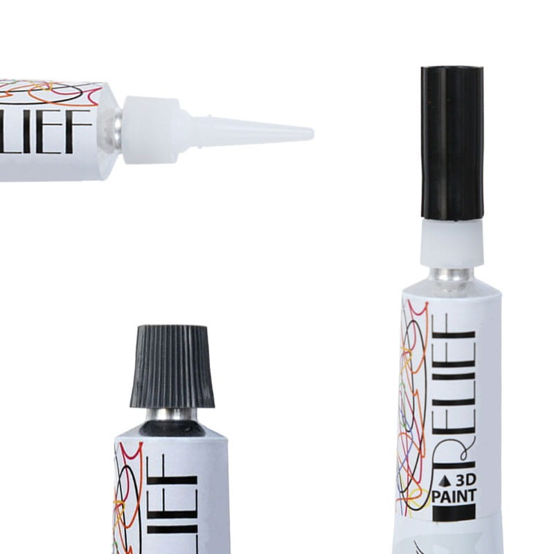 Konturówka Renesans Relief Deco' 20 ml - 02 Żółty