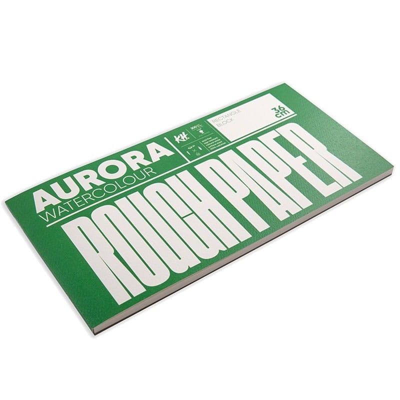 Blok do akwareli Aurora Raw Rough - 18x36 cm, 300g, 20 ark.  03