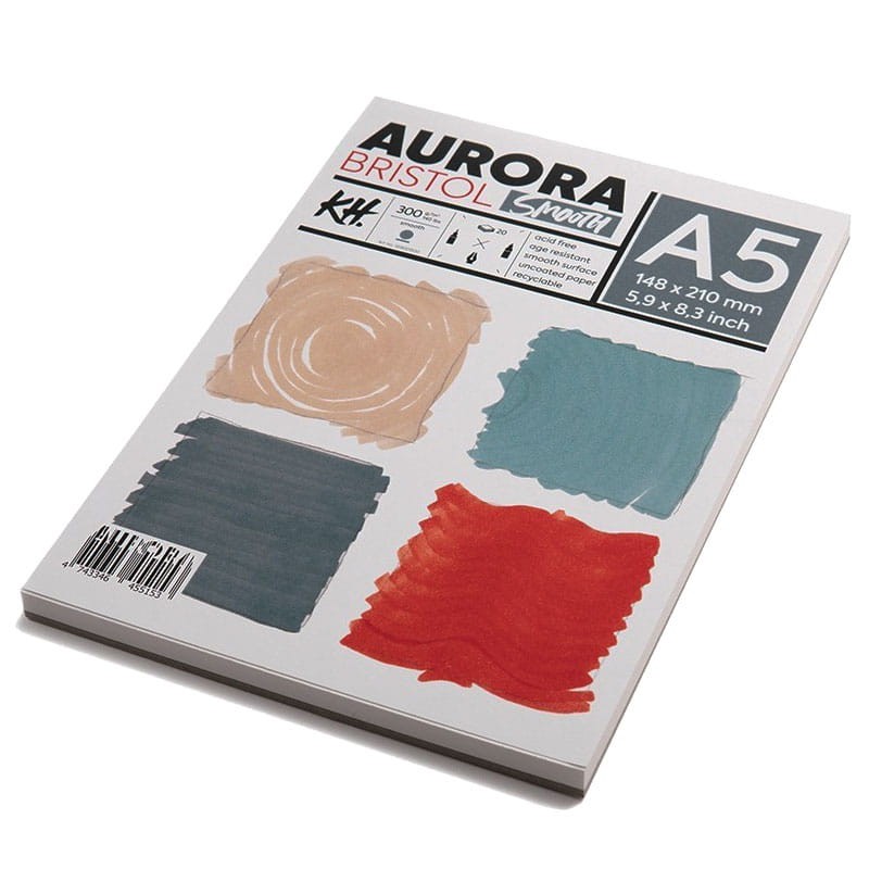 Blok Aurora Bristol Smooth A5 300 g 20 ark. 03