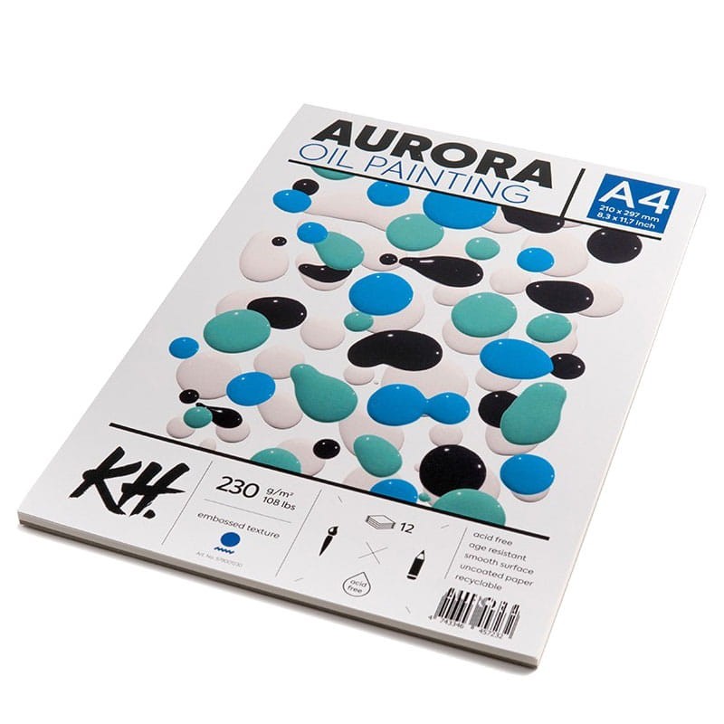 Blok Aurora do oleju - A4, 230g, 12 ark. 3