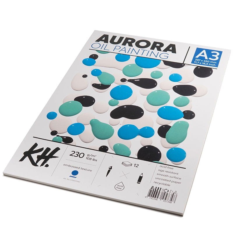 Blok Aurora do oleju - A3, 230g, 12 ark. 03