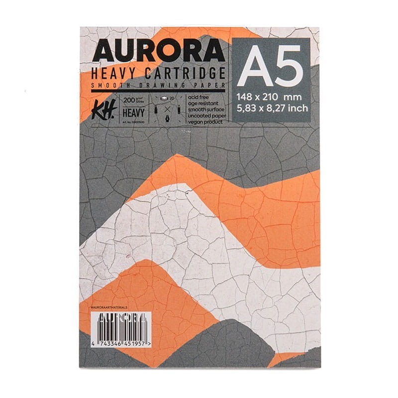 Blok Aurora Heavy Cartridge - A5, 200g, 20 ark. 01