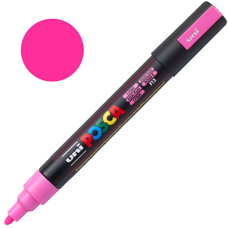 Marker POSCA 5M 1.8-2.5 mm F13 Fluo pink