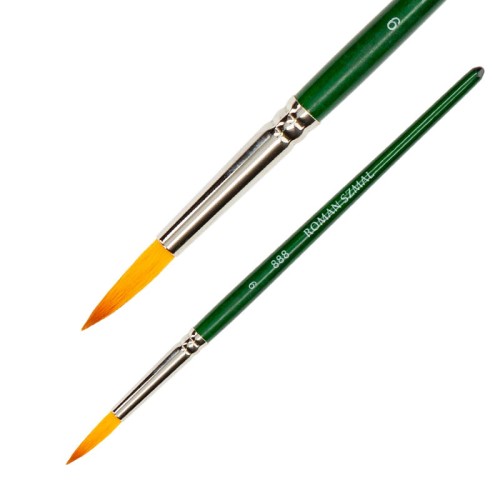 Pędzel syntetyczny Roman Szmal 888 - 9 - okrągły