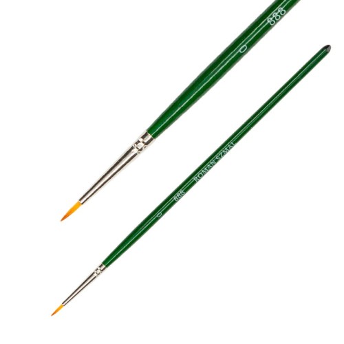 Pędzel syntetyczny Roman Szmal 888 - 0 - okrągły