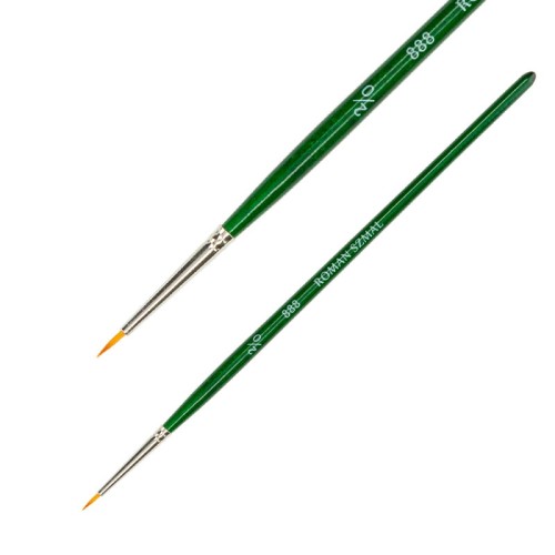 Pędzel syntetyczny Roman Szmal 888 - 2/0 - okrągły