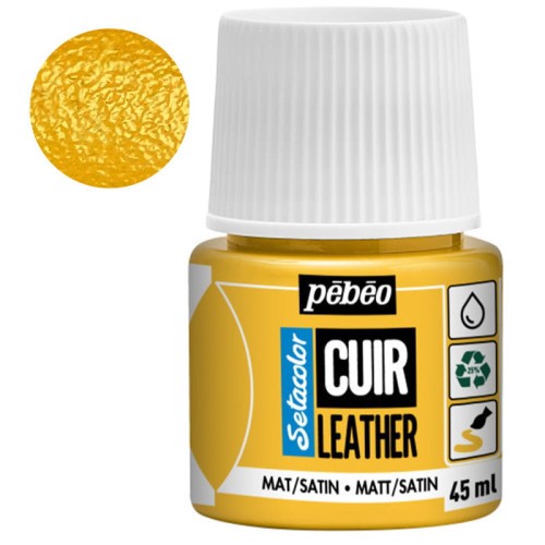 Farba do skóry Setacolor Leather Pebeo 45 ml - 03 Sunflower yellow