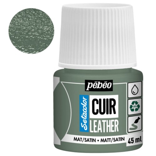Farba do skóry Setacolor Leather Pebeo 45 ml - 15 Matcha green