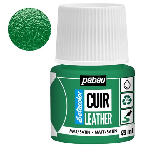 Farba do skóry Setacolor Leather Pebeo 45 ml - 16 Cactus green