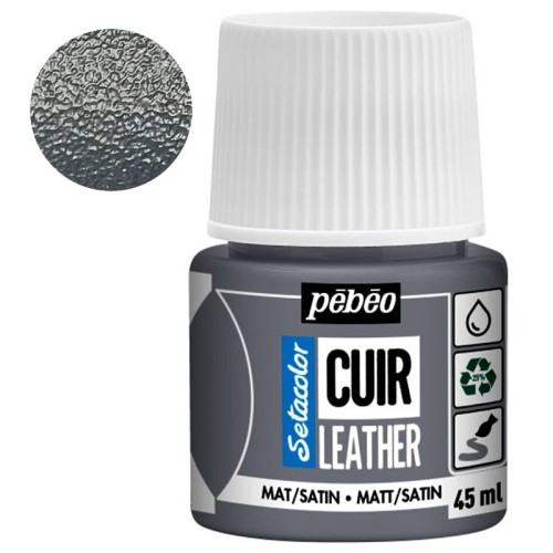 Farba do skóry Setacolor Leather Pebeo 45 ml - 22 Concrete grey