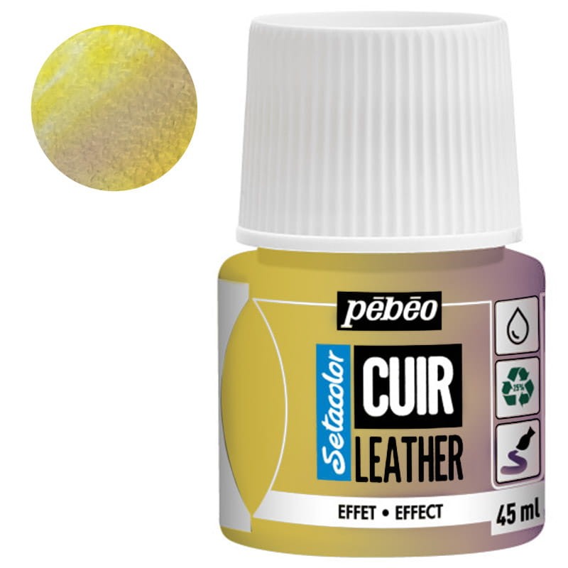 Farba do skóry Setacolor Leather Pebeo 45 ml - 44 Duochrome yellow violet
