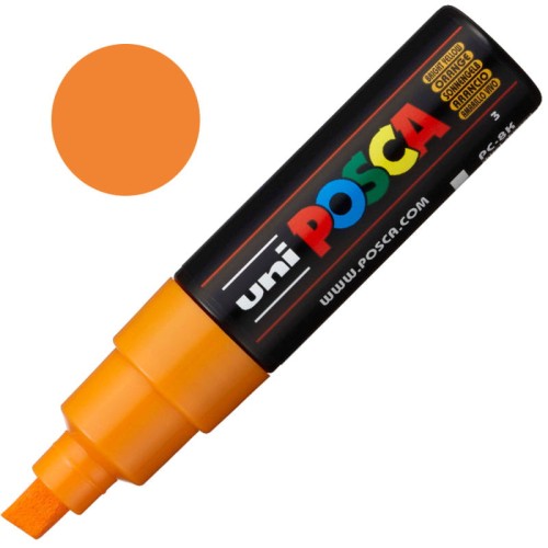 Marker POSCA PC-8K 8.0 mm Orange bright yellow