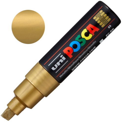 Marker POSCA PC-8K 8.0 mm Gold 