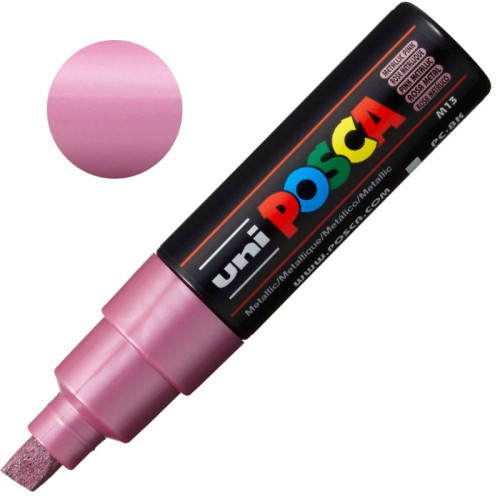 Marker POSCA PC-8K 8.0 mm Metallic pink 