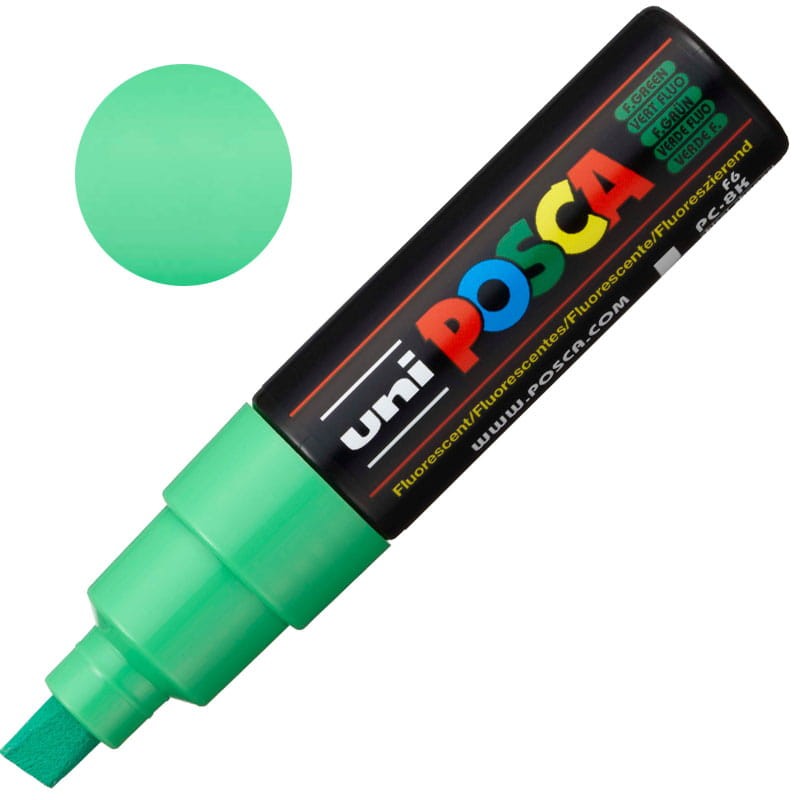 Marker POSCA 8K 8.0 mm F6 Fluo green