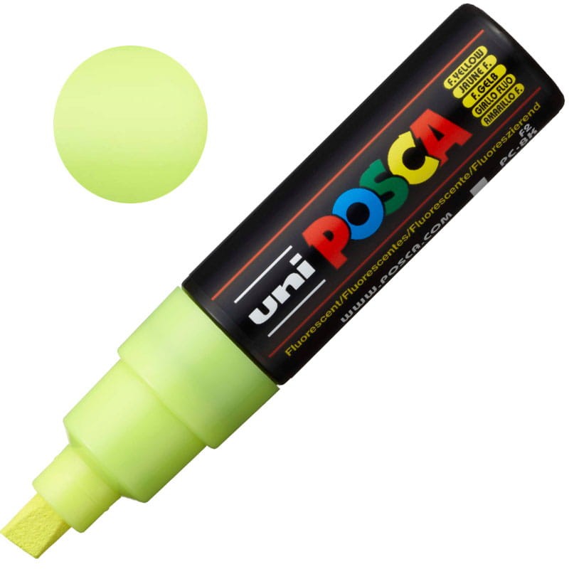 Marker POSCA 8K 8.0 mm F2 Fluo yellow