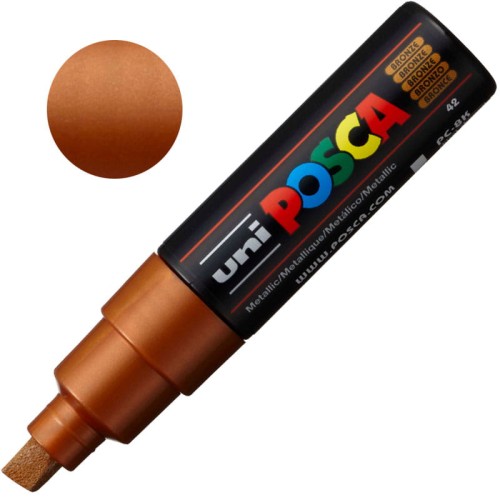 Marker POSCA PC-8K 8.0 mm Metallic bronze
