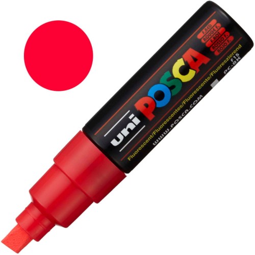 Marker POSCA PC-8K 8.0 mm Fluo red