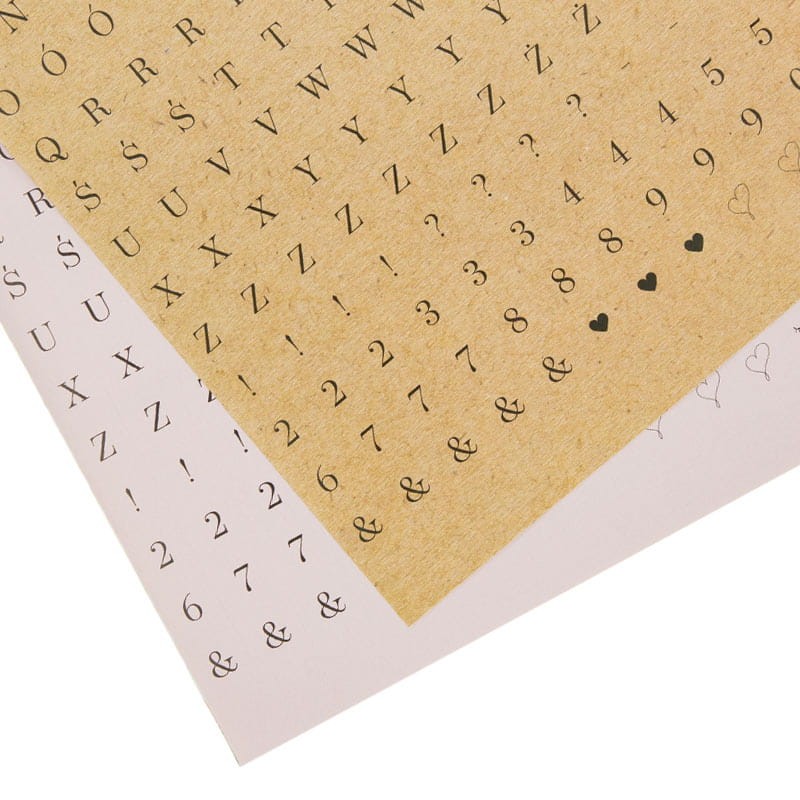 Blok kreatywny do scrapbookingu z naklejkami A4 - garden