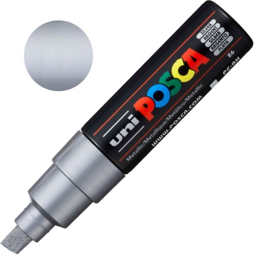 Marker POSCA PC-8K 8.0 mm Silver