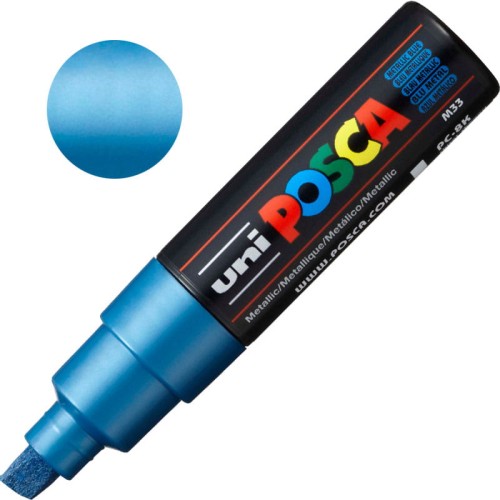 Marker POSCA PC-8K 8.0 mm Metallic blue
