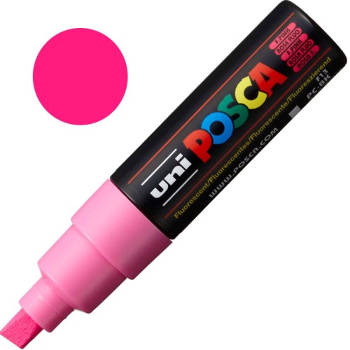 Marker POSCA PC-8K 8.0 mm Fluo pink