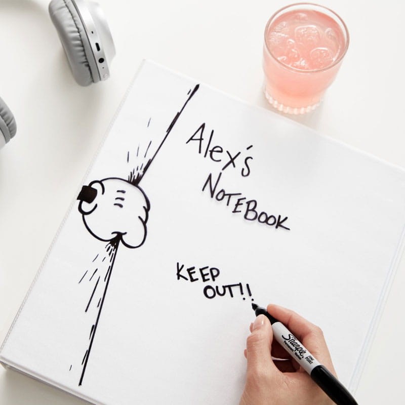 Marker permanentny dwustronny Sharpie Twin Tip czarny 03