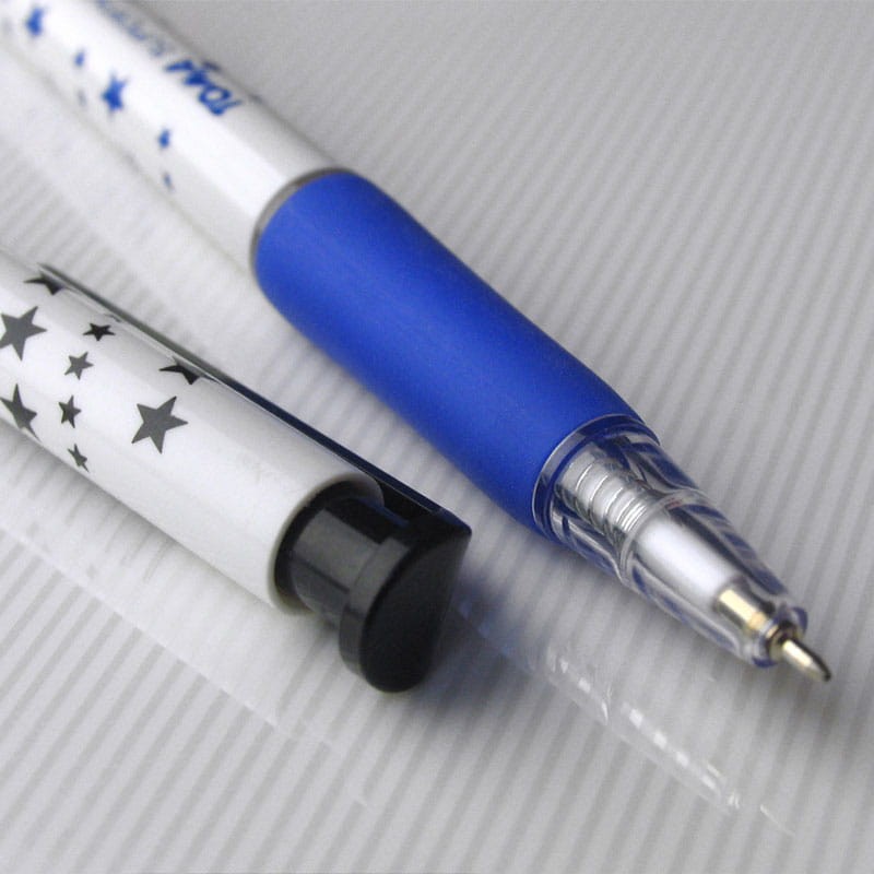 Długopis automatyczny Toma Superfine 069 gwiazdki - niebieski