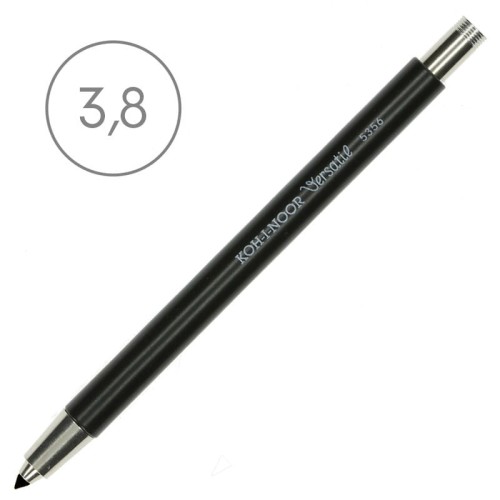 Ołówek automatyczny Versatile 5356 Koh-I-Noor - 3.8 mm, czarny
